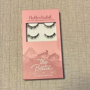 FlutterHabit Luxe Faux-Mink Underlash Clusters - Black